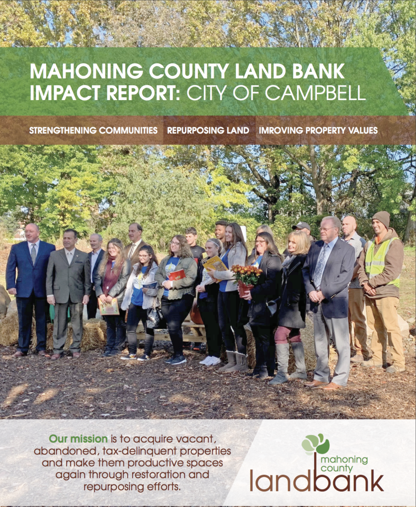 Land Bank Releases Community Impact Report Mahoning County Land Bank